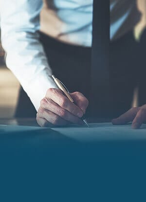 writing while standing bluewish